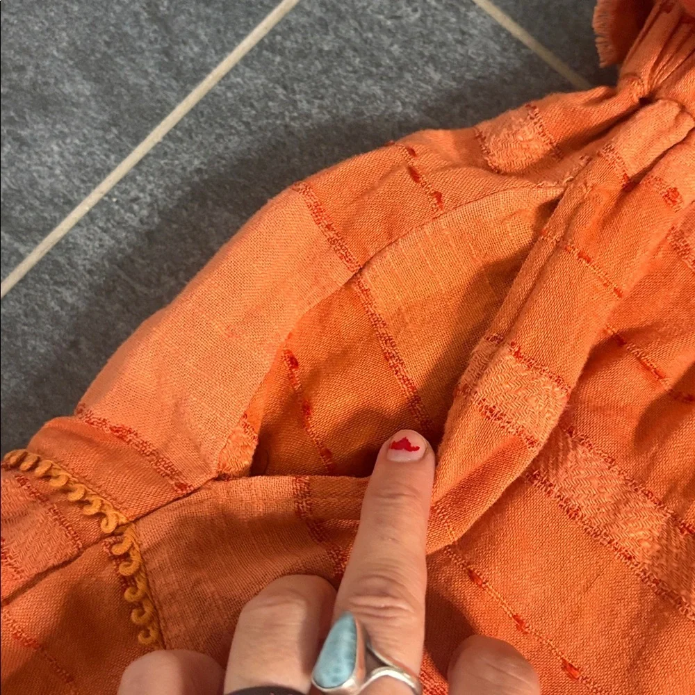 Fun Orange Free People Shorts